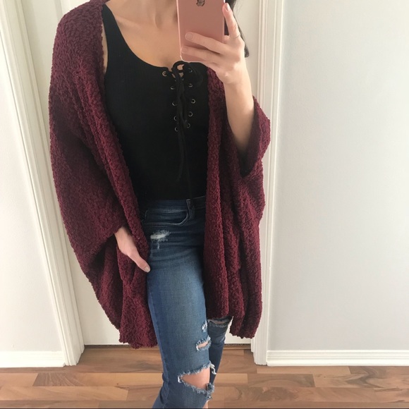 🆕Cuddles Merlot POP-Cardi - Picture 2 of 6